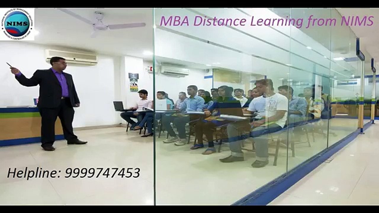 Distance Learning MBA Offered by NIMS