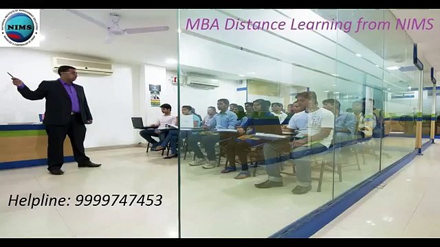 Distance Learning MBA Offered by NIMS