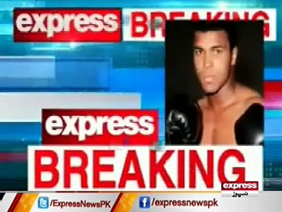 MUHAMMAD ALI a great boxer