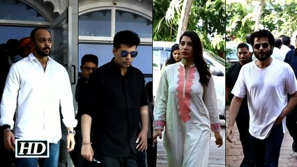 Karan Rohit Anil Sophie attend Vikas Mohans prayer meet