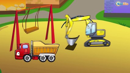 ✔ Dessins animé voiture. Camion, Grue, Ambulance  pour enfan. Tiki Taki Camions ✔