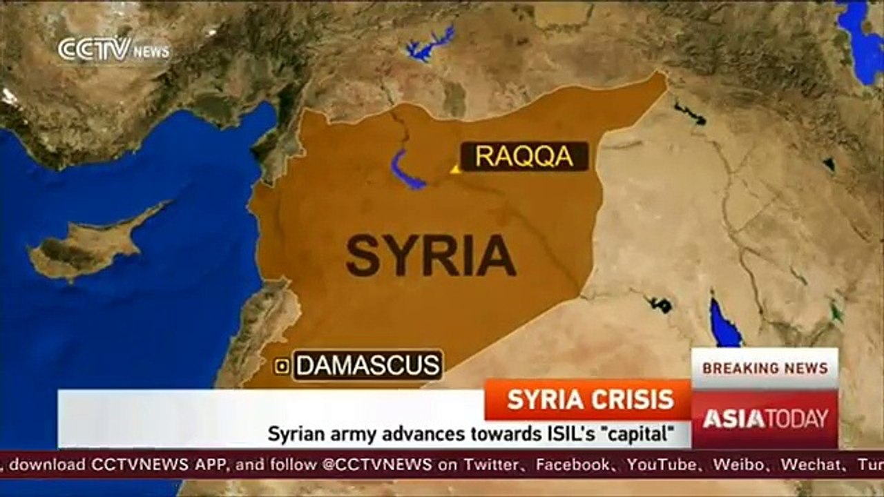 Syrian army advances on ISIL's 'capital'