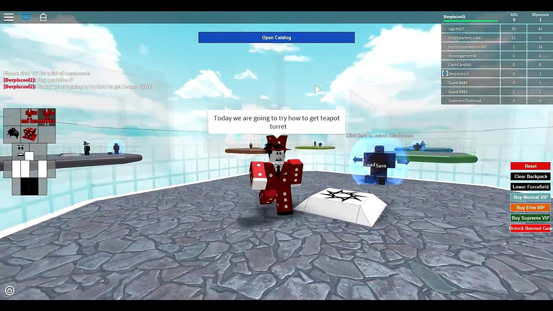 Roblox Catalog Heaven How To Get Teapot Turret Back Video - how to get the teapot turret in roblox roblox catalog heaven by