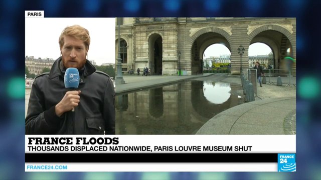 France Floods; River Seine Keeps Rising In Paris, Louvre Museum 2016_2