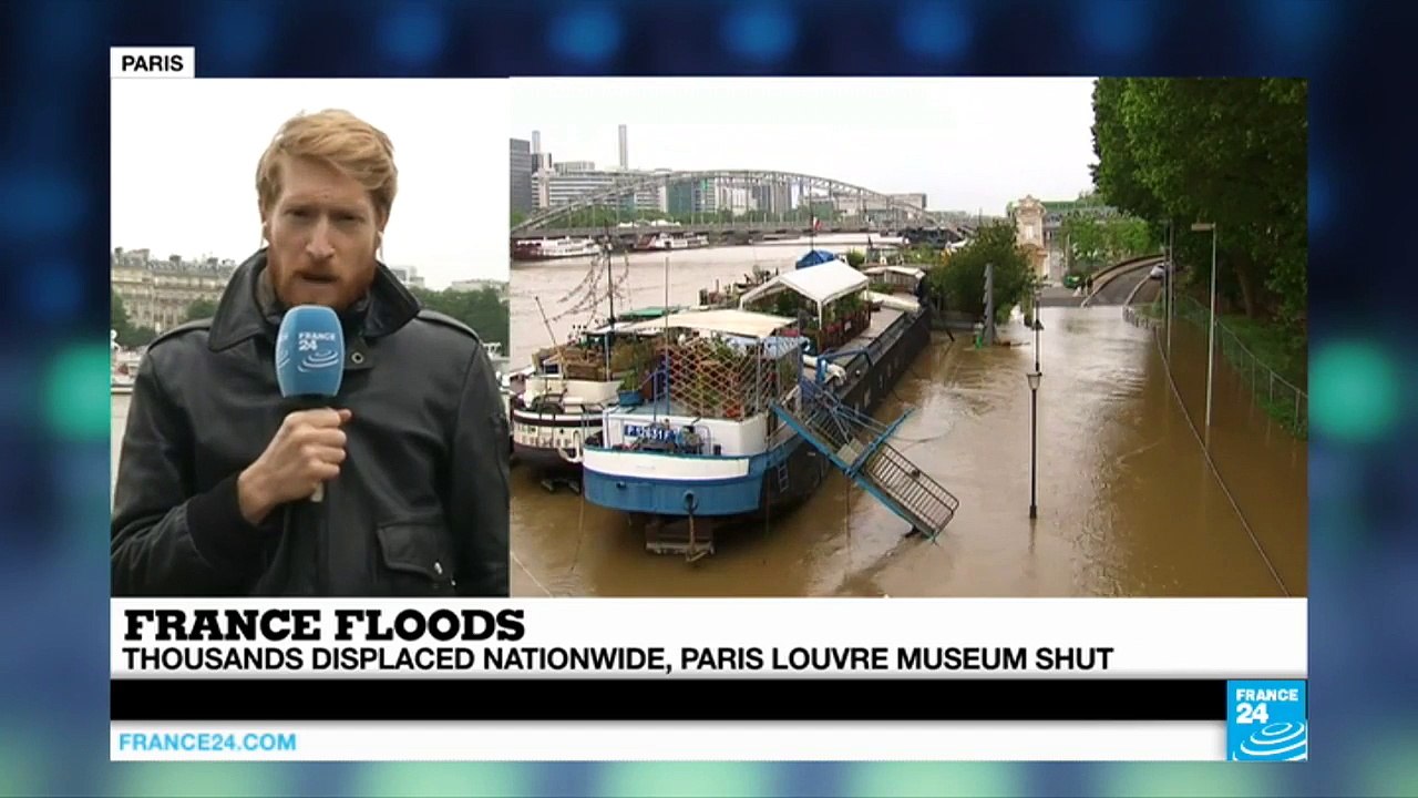 France Floods; River Seine Keeps Rising In Paris, Louvre Museum 2016_3