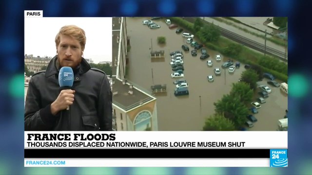 France Floods; River Seine Keeps Rising In Paris, Louvre Museum 2016_6