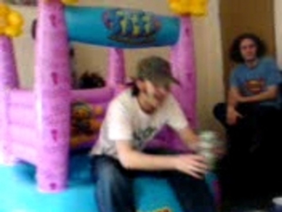 Dave enjoying his birthday Castle
