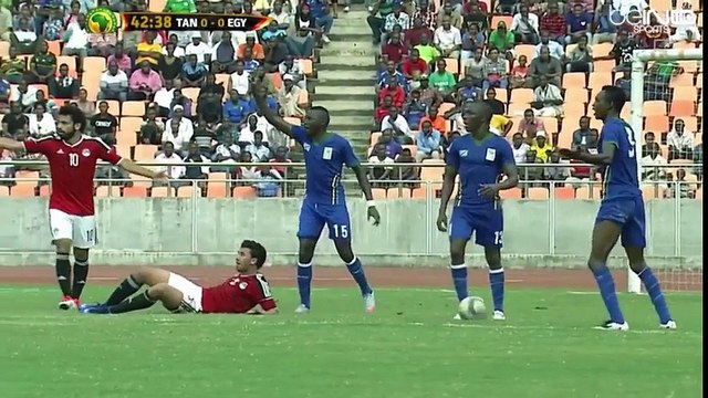 اهداف مباراة مصر وتنزانيا 2-0 هدفي محمد صلاح تصفيات كاس امم افريقيا Tanzania Vs Egypt