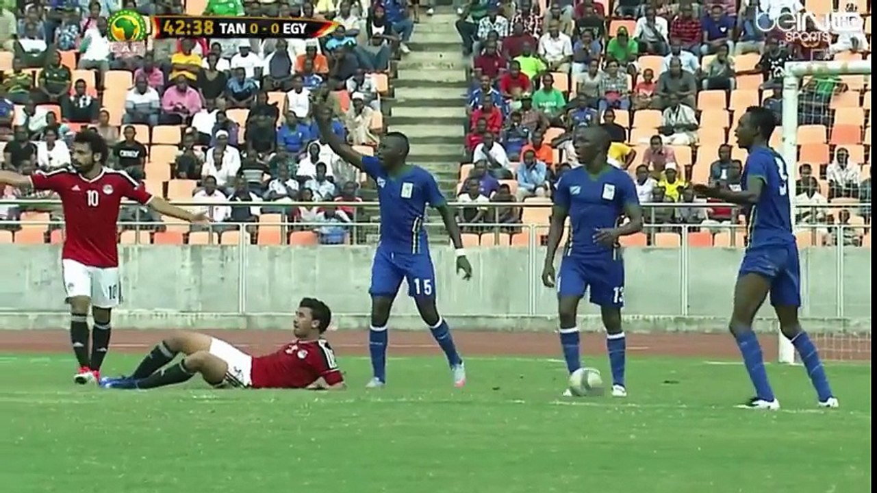 اهداف مباراة مصر وتنزانيا 2-0 هدفي محمد صلاح  تصفيات كاس امم افريقيا Tanzania Vs Egypt