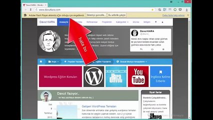 [Çözüm] Adobe Flash Player eklentisi eski olduğu için engellendi