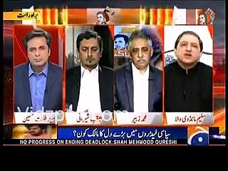Saleem Mandiwala declares Ishaq Dar "Jootha" -- Watch expression of Mohammad Zubair