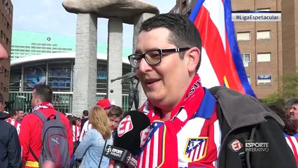 O dia da final de madridistas e colchoneros na capital espanhola