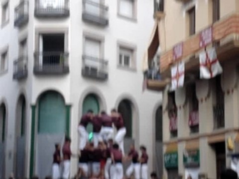 Castells Castellers pyramide humaine Catalogne
