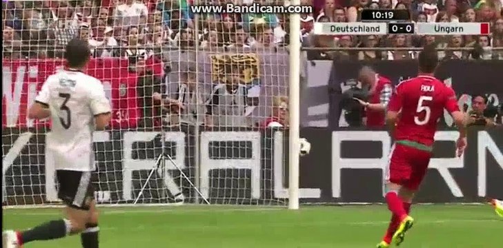 Thomas Muller super Power Shoot - Germany 0-0 Hungary - 04-06-2016
