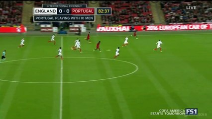 Quaresma HUMILIATES 2 Defenders Englands vs Portugal 1 0