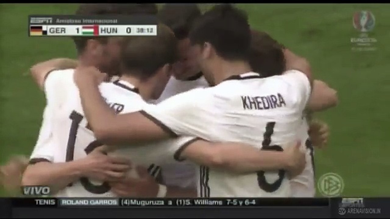 Mario Gotze Goal-Germany 1-0 Hungary//Friendly Match 04/06/ 2016