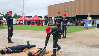 Les exercices des Jeunes Sapeurs Pompiers