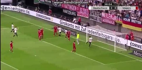 Half Time  Goals - Germany 1-0 Hungary - 04-06-2016