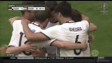 Half Time Germany vs Hungary 1-0 Friendly Match 4 6 2016