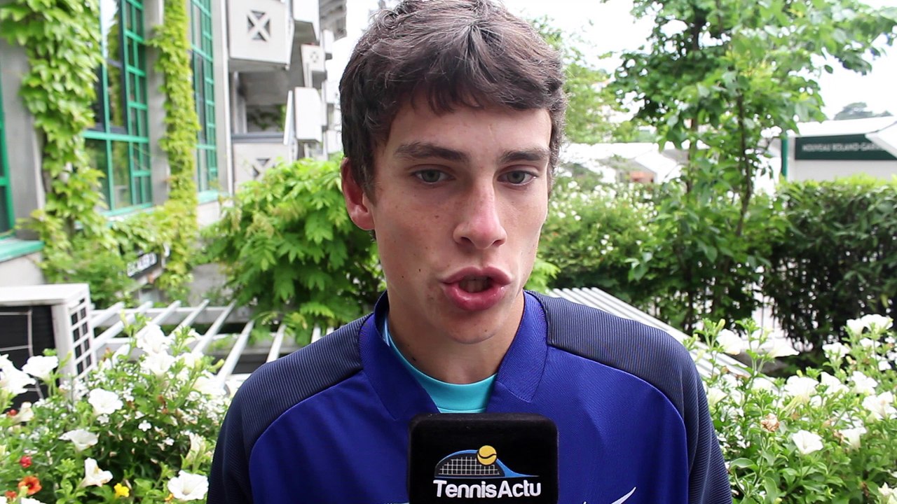 Roland-Garros - Roland-Garros 2016 - Geoffrey Blancaneaux : "Le bourreau du Canada mais surtout gagner ce Roland-Garros"