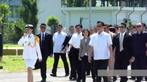 Taiwan new president Tsai Ing-wen visits Suao naval base