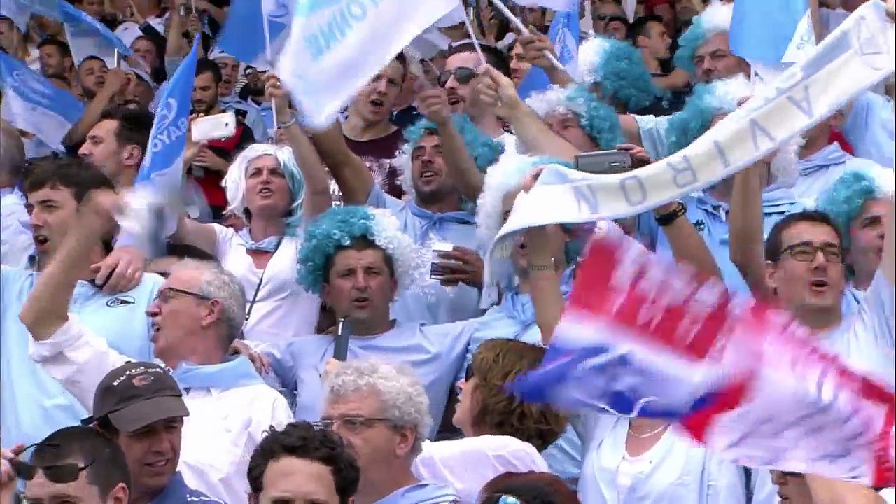 Les supporters bayonnais donnent de la voix pour la finale