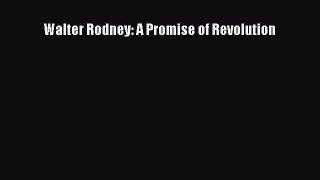Read Walter Rodney: A Promise of Revolution Ebook Free