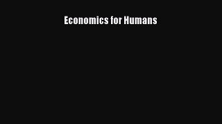 Download Economics for Humans PDF Online