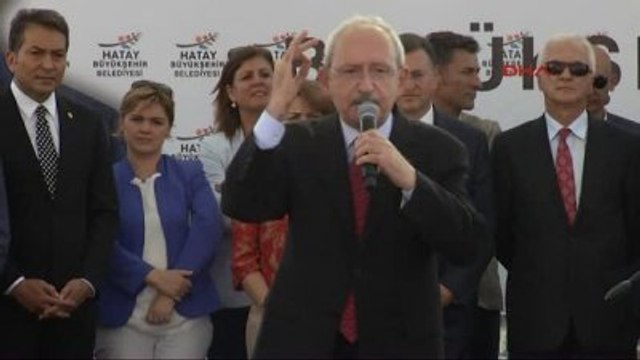 Hatay- Kılıçdaroğlu İskenderun?da Yapımı Tamamlanan Köprülü Kavşak Projesinin Açılışını Yaptı -3