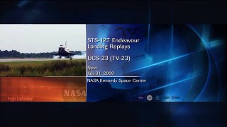 STS-127 Landing Replay - USC-23 (TV-23) - HD