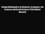 READbook College Mathematics for Business Economics Life Sciences and Social Sciences (12th