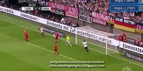 1-0 Mario Götze Goal - Germany 1-0 Hungary 04.06.2016
