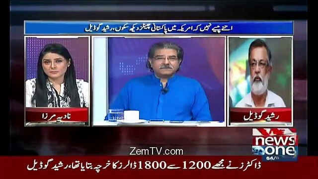 Khuda ki qasm mujhay sharmindgai ho rahi hai k mujhay mulk se bahir ilaj krwana par rha hai- Rasheed Godail