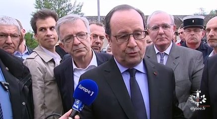 Déclaration du président lors de son déplacement à Romorantin