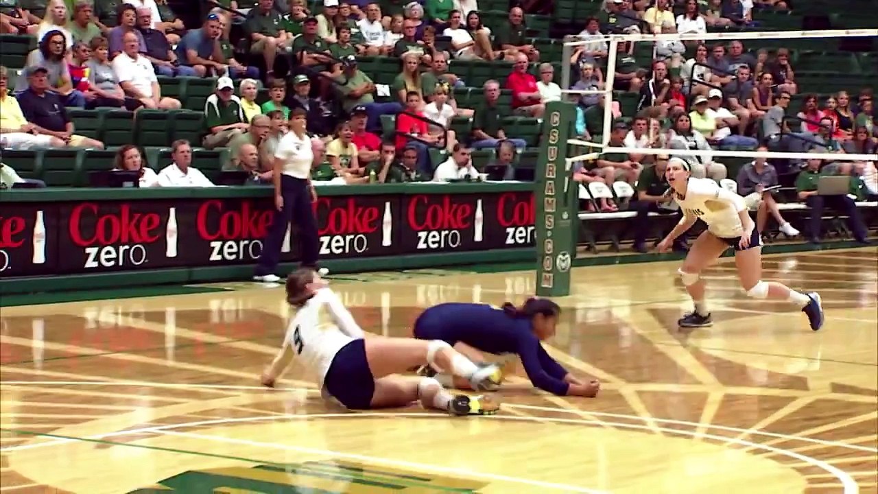 CSU volleyball vs UC Davis highlights - Aug. 29, 2015