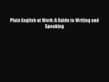 READbook Plain English at Work: A Guide to Writing and Speaking BOOKONLINE