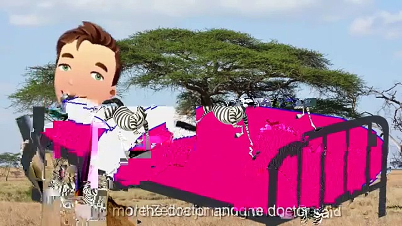 Five Little Zebra Jumping on The Bed Nursery Rhymes