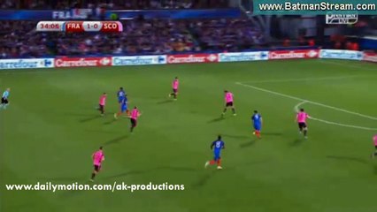 Olivier Giroud Goal HD France 2-0 Scotland Friendly Game 04.06.2016