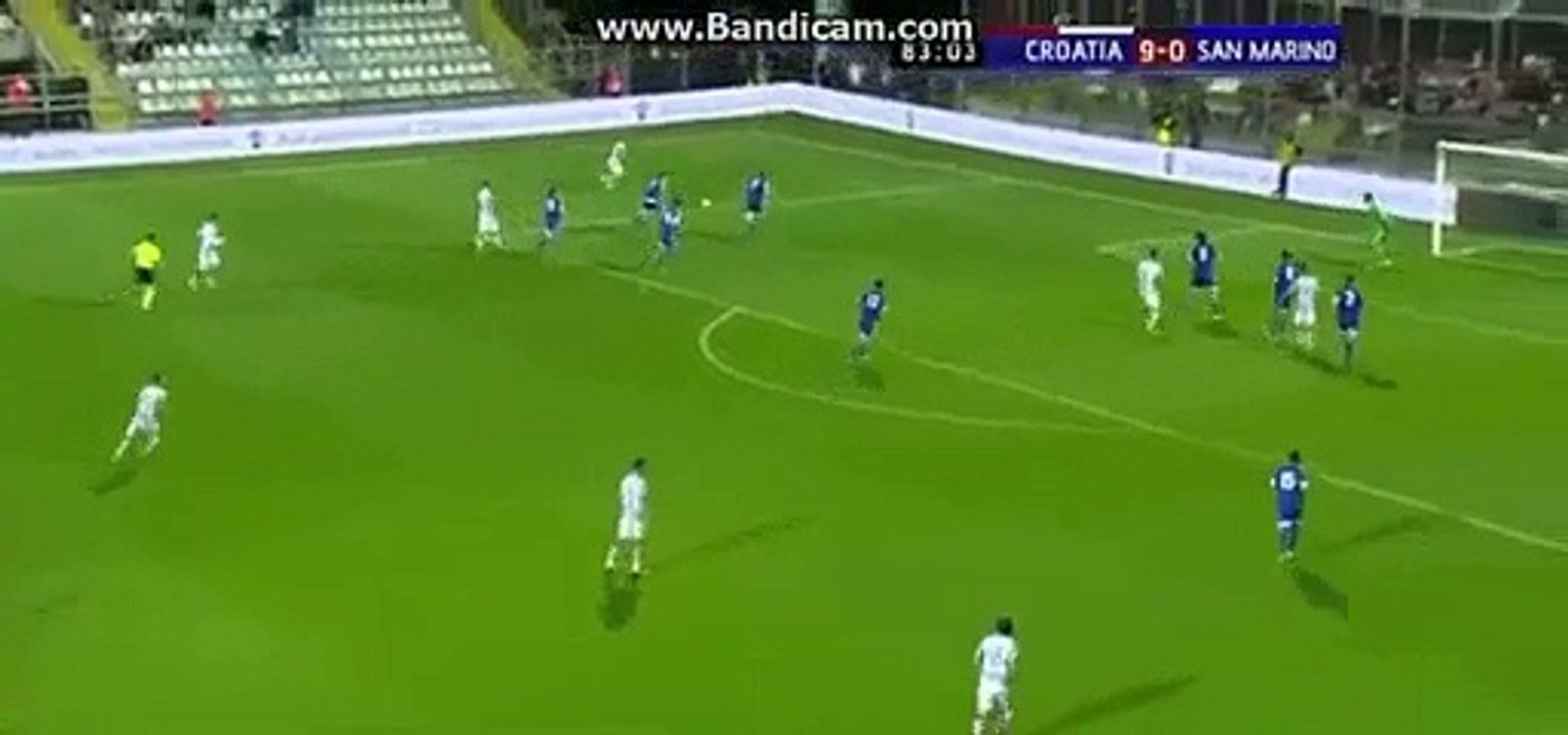 Nikola Kalinic Fantastic GOAL - Croatia 10-0 San Marino 04.06.2016