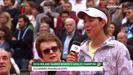 Muguruza: "Hayatım boyunca bunun için çalıştım"