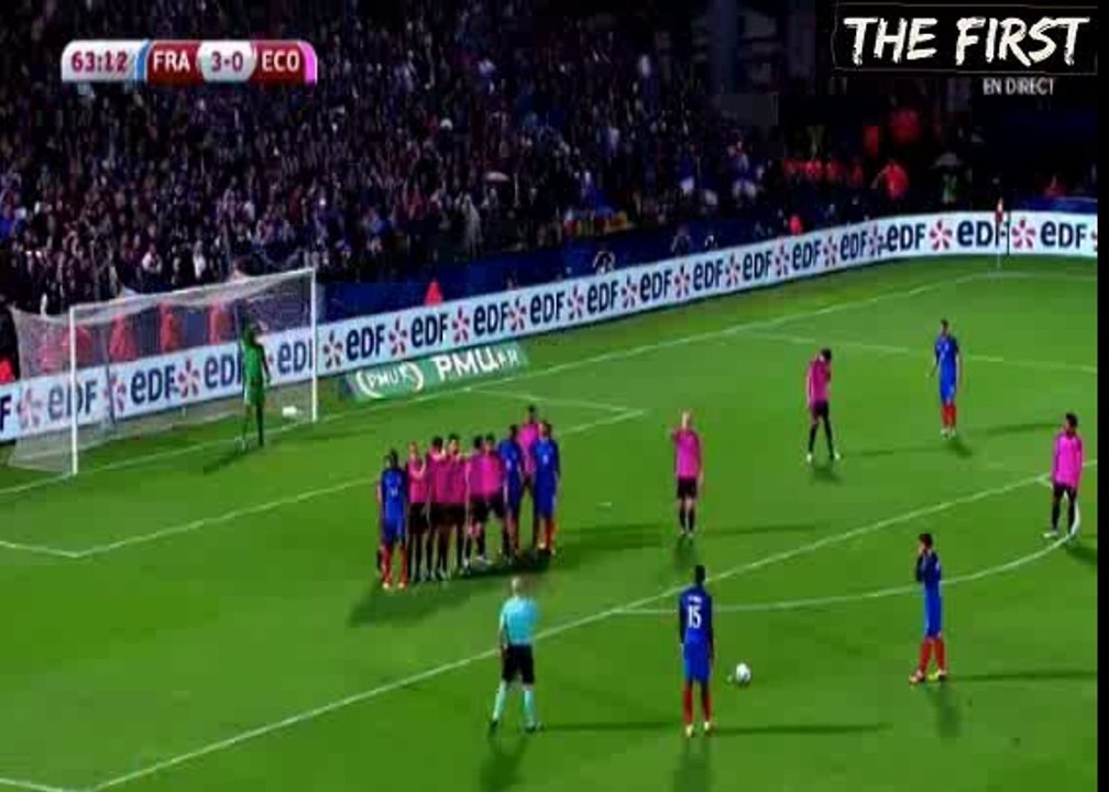 Paul Pogba Amazing Free-Kick - France vs Scotland