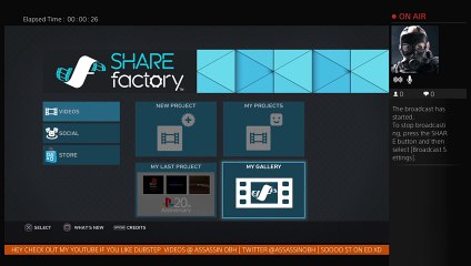 Video design  ,  ASSASSIN-OBH's Live PS4 Broadcast (2)
