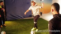 Bale Amazes with Football Skills on Set! - adidas X test