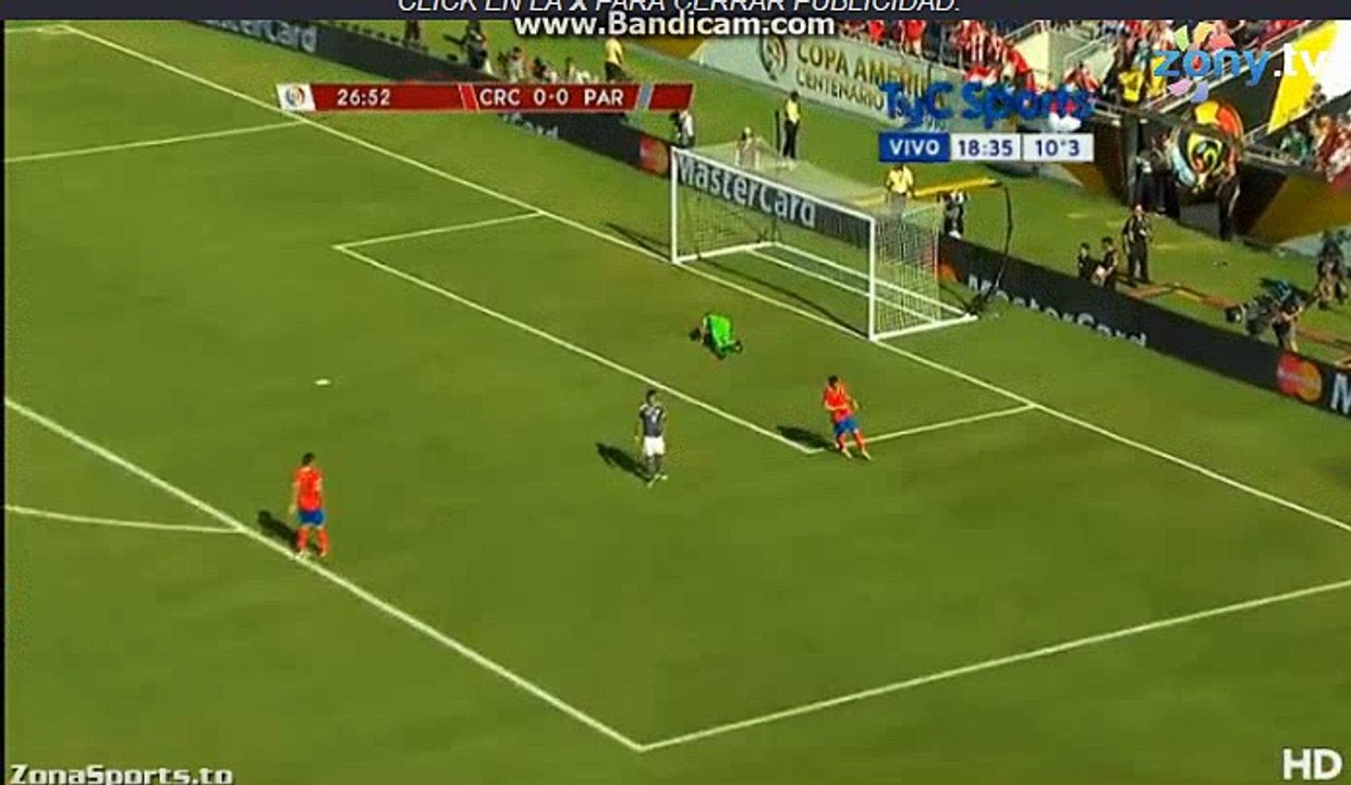 Dario Lezcano offside Goal ~ Costa Rica vs Paraguay
