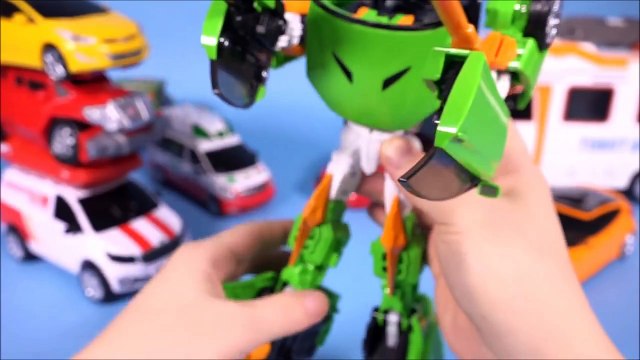 CarBot cars 헬로카봇 과 또봇 - New Hello CarBot Genesis transformers & Tobot car toys