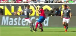 Ronald Matarrita Horror Foul Yellow CARD - Costa Rica 0-0 Paraguay - 04-06-2016