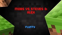 Lego Minecraft Stop-Motion: Mobs VS Steves & Alex