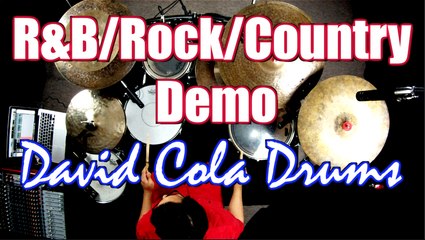 R&B/Rock/Country Drum Demo (David Cola)