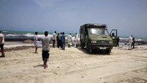 العثور على جثث 117 مهاجرا على شاطىء زوارة الليبية