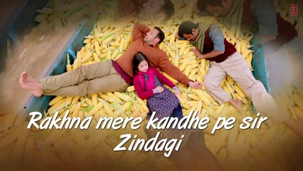 Zindagi Kuch Toh Bata (Reprise) Full Song with LYRICS | Salman Khan | Bajrangi Bhaijaan